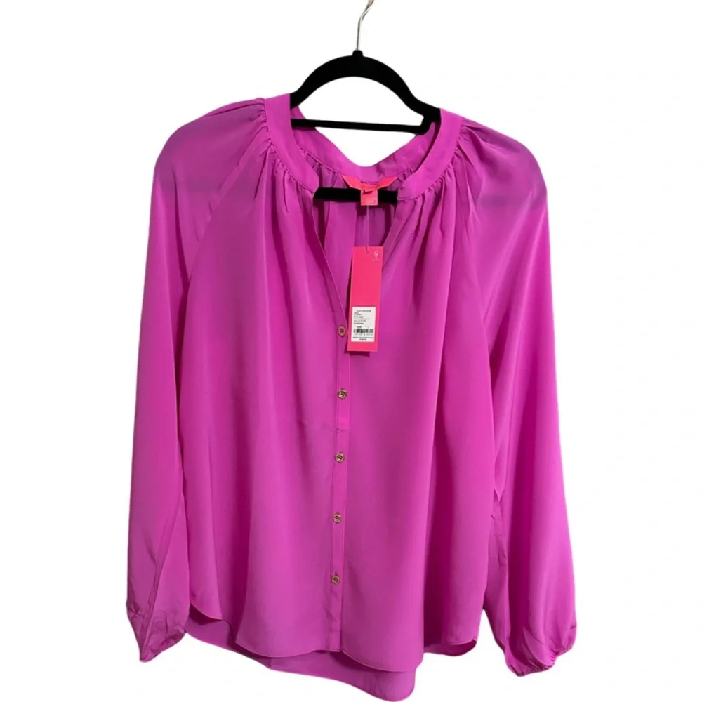 Lilly Pulitzer Paige silk top - Picture 1 of 4